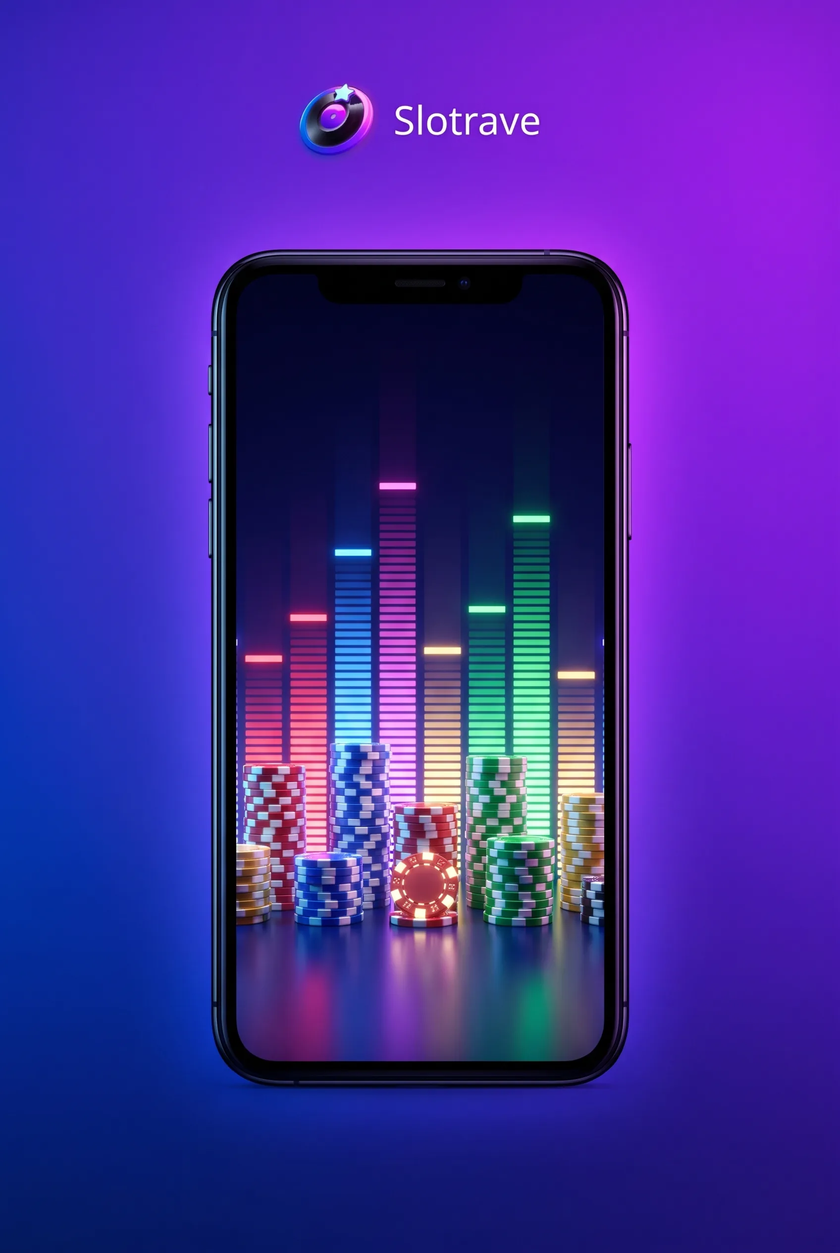 Slotrave mobile play illustration